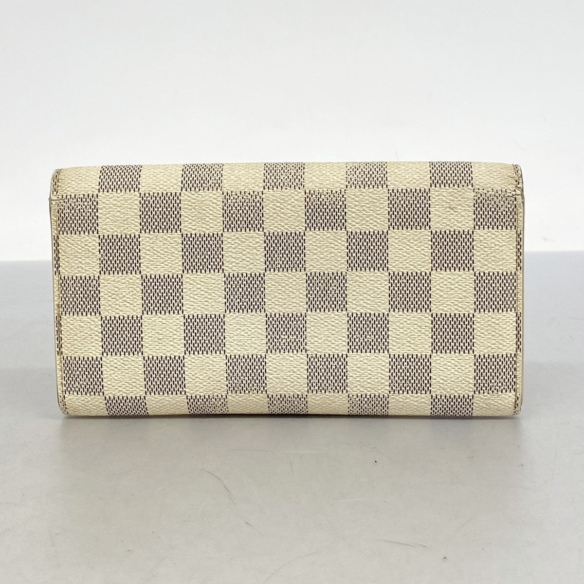 【5me5685】ルイヴィトン 長財布 ダミエ・アズール ポルトフォイユサラ N61735 ホワイト【中古】レディース