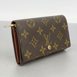 【5me5686】ルイヴィトン 財布 モノグラム ポルトモネビエトレゾール M61730 ブラウン【中古】レディース