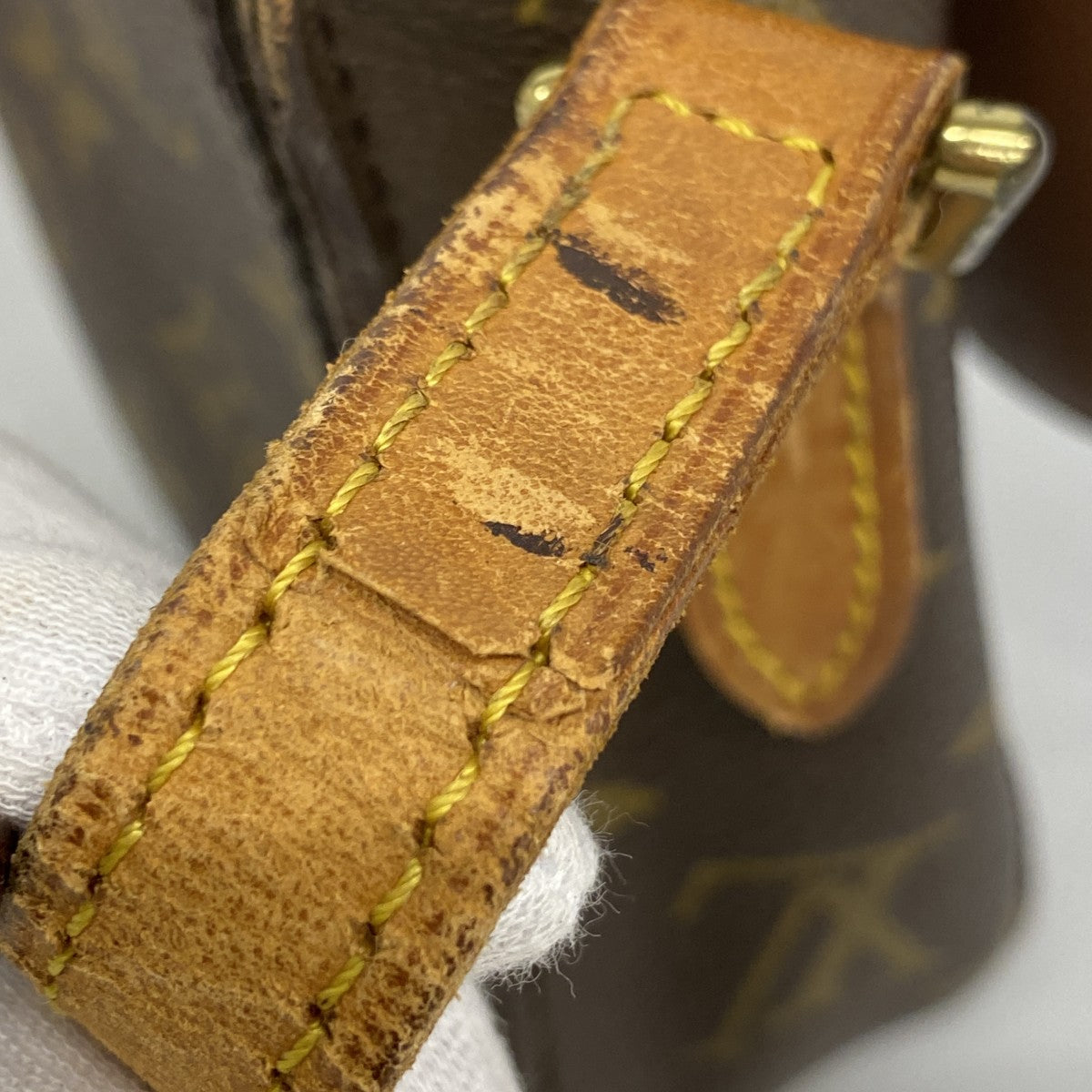 【5me5687】ルイヴィトン ショルダーバッグ モノグラム ミニサンクルー M51244 ブラウン【中古】レディース