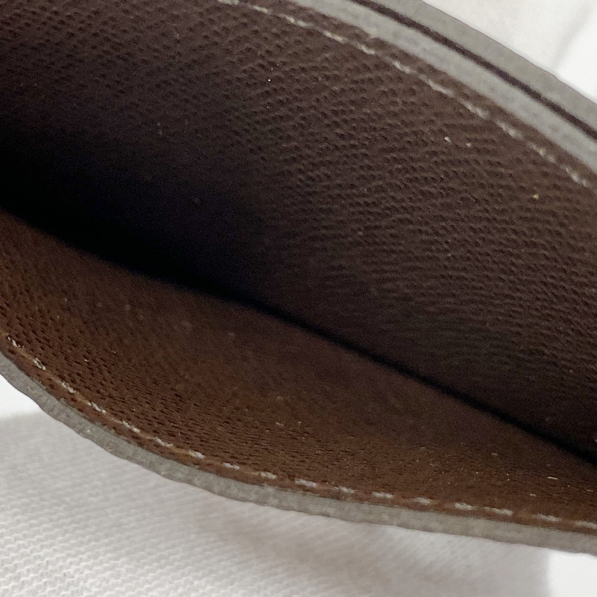 【5me5689】ルイヴィトン カードケース ダミエ ポルトカルトサーンプル N61722 エベヌ【中古】メンズ レディース ユニセックス