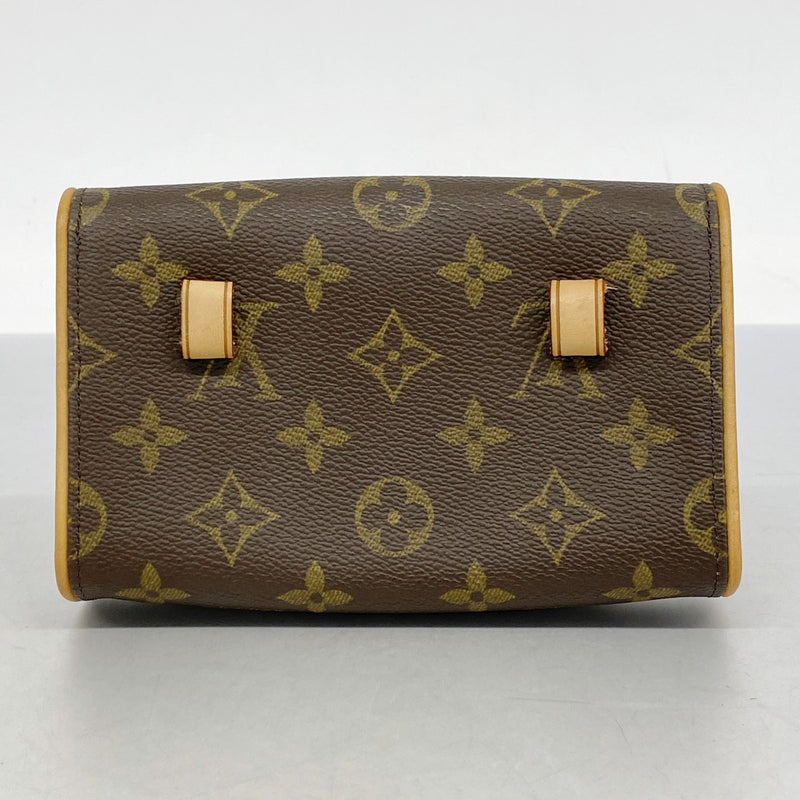 【5me5700】ルイヴィトン ウエストバッグ モノグラム ポシェットフロランティーヌ M51855 ブラウン【中古】レディース