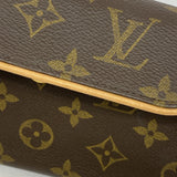 【5me5700】ルイヴィトン ウエストバッグ モノグラム ポシェットフロランティーヌ M51855 ブラウン【中古】レディース