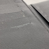 【5me5702】ルイヴィトン 長財布 ダミエ・グラフィット ポルトフォイユブラザ N62665 ブラック【中古】メンズ