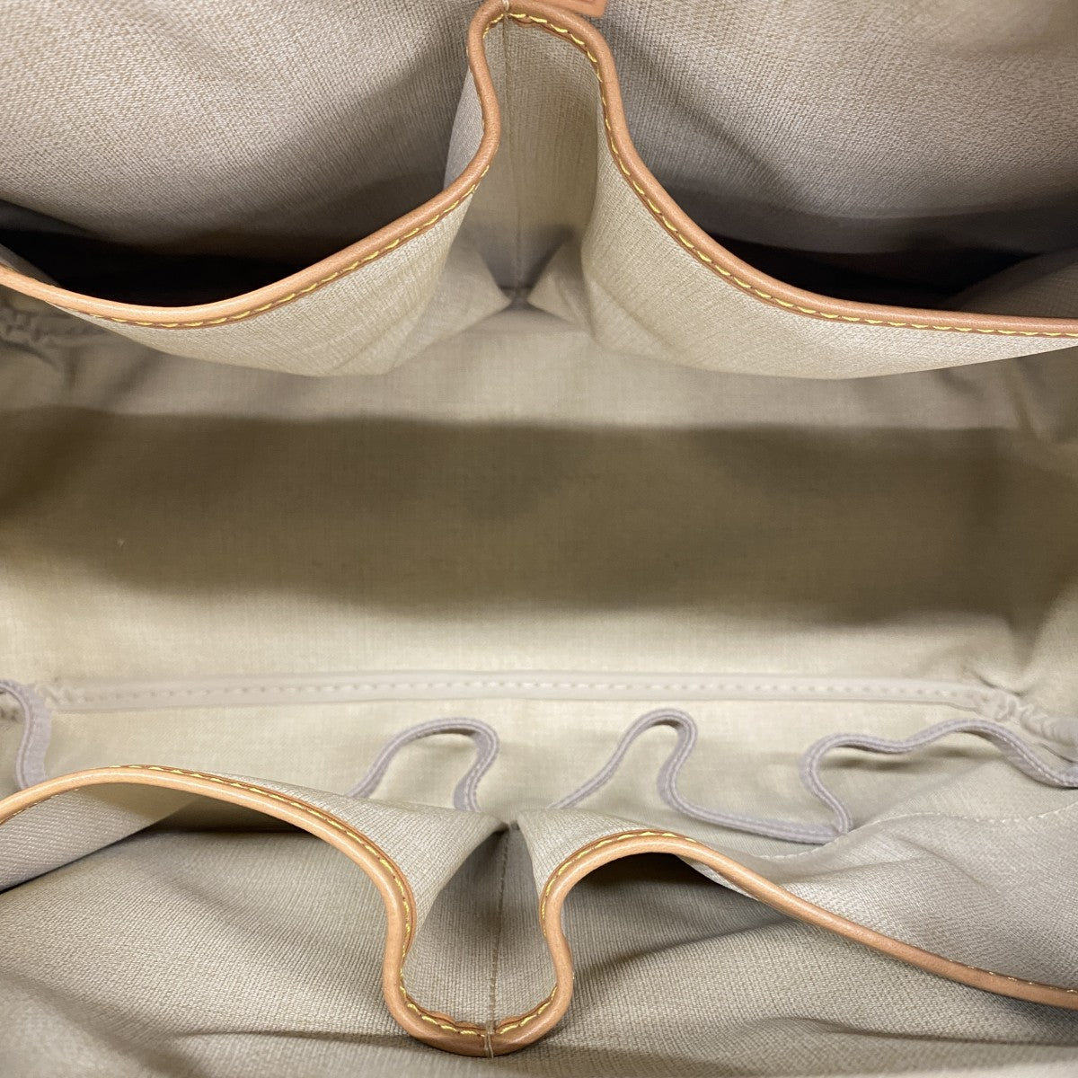 【5me5707】ルイヴィトン ハンドバッグ モノグラム ドーヴィル M47270 ブラウン【中古】レディース