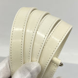 【5me5710】サルヴァトーレフェラガモ ハンドバッグ ガンチーニ レザー ホワイト シルバー金具 2wayバッグ【中古】レディース