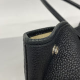 【5me5721-h】エルメス トートバッグ ガーデンパーティPM ネゴンダ ブラック シルバー金具 □L刻印【中古】レディース