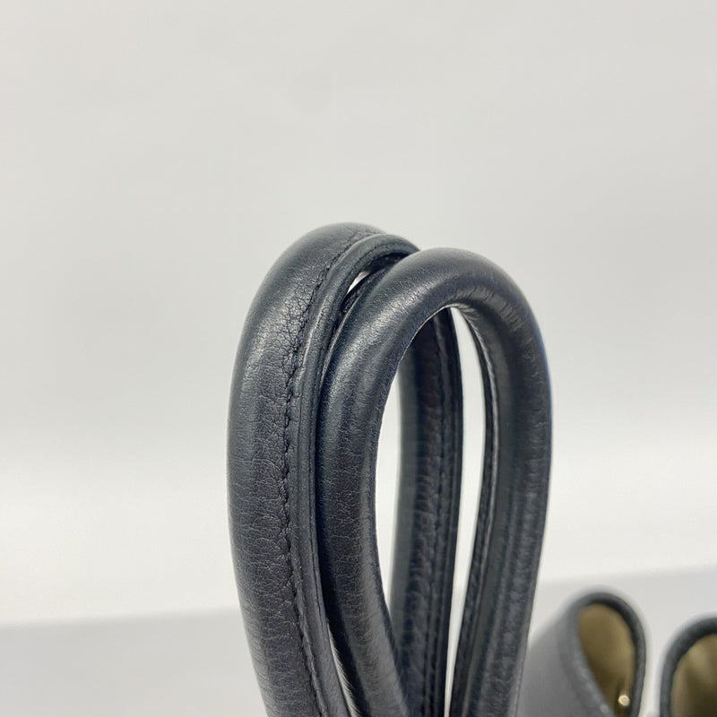 【5me5721-h】エルメス トートバッグ ガーデンパーティPM ネゴンダ ブラック シルバー金具 □L刻印【中古】レディース