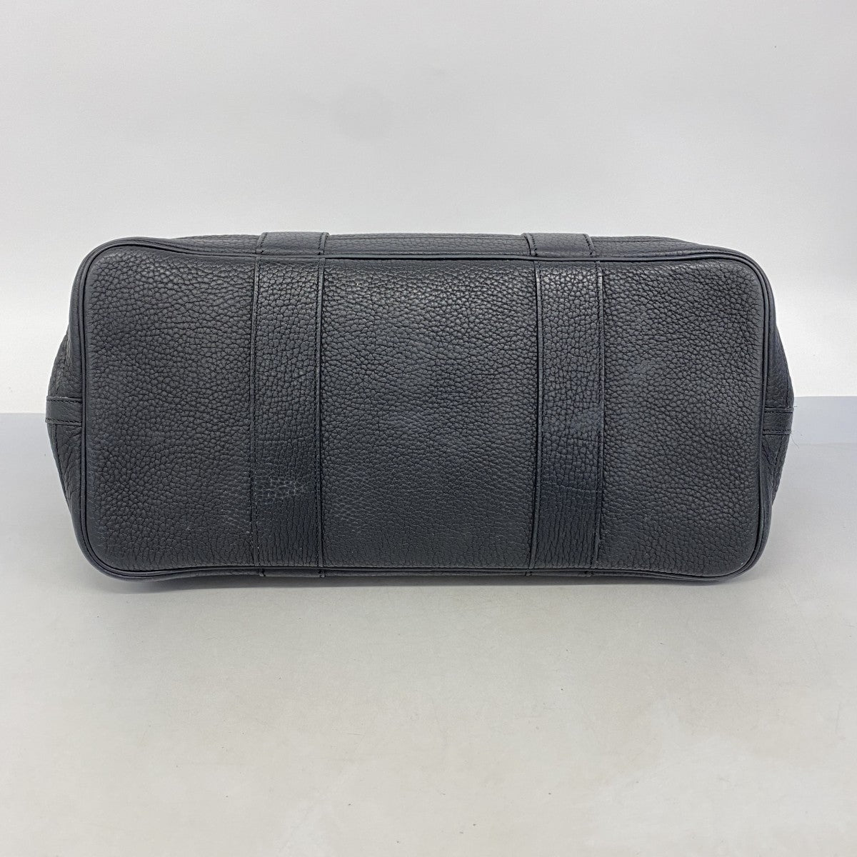 【5me5721-h】エルメス トートバッグ ガーデンパーティPM ネゴンダ ブラック シルバー金具 □L刻印【中古】レディース