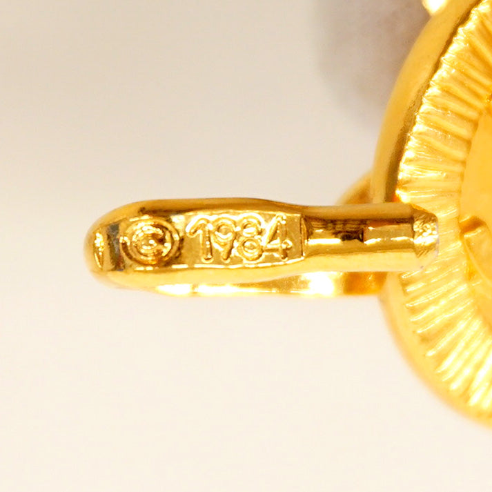 【5me5726-h】シャネル ベルト チェーン ブラック ゴールド ゴールド金具【中古】レディース