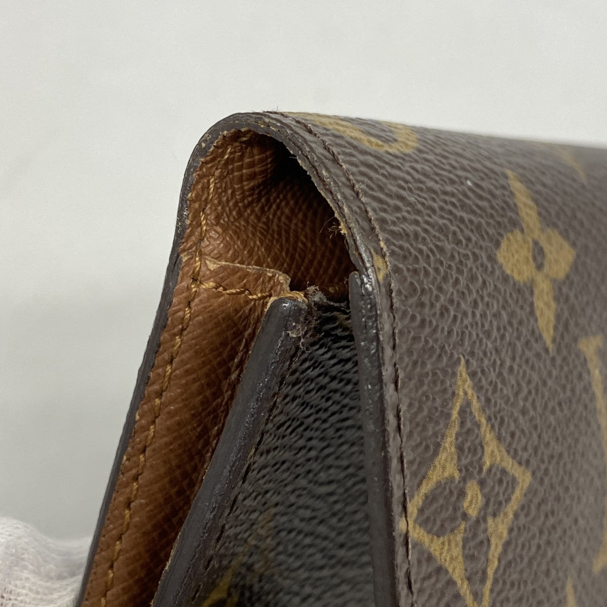 【5me5743】ルイヴィトン 名刺入れ モノグラム アンヴェロップカルトドゥヴィジット M62920 ブラウン【中古】メンズ レディース ユニセックス