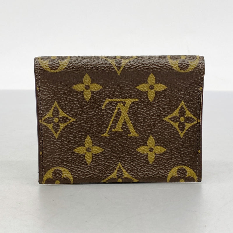 【5me5743】ルイヴィトン 名刺入れ モノグラム アンヴェロップカルトドゥヴィジット M62920 ブラウン【中古】メンズ レディース ユニセックス