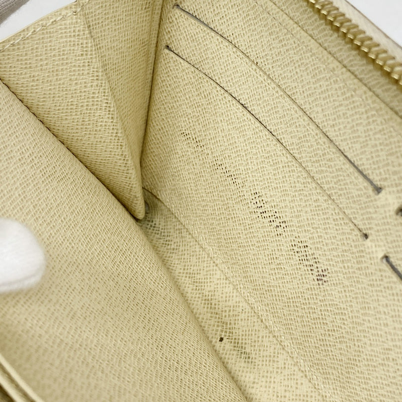 【5me5744】ルイヴィトン 長財布 ダミエ・アズール ジッピーウォレット N60019 ホワイト【中古】メンズ レディース ユニセックス