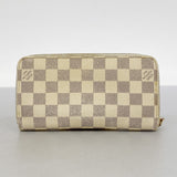 【5me5744】ルイヴィトン 長財布 ダミエ・アズール ジッピーウォレット N60019 ホワイト【中古】メンズ レディース ユニセックス