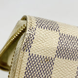 【5me5744】ルイヴィトン 長財布 ダミエ・アズール ジッピーウォレット N60019 ホワイト【中古】メンズ レディース ユニセックス