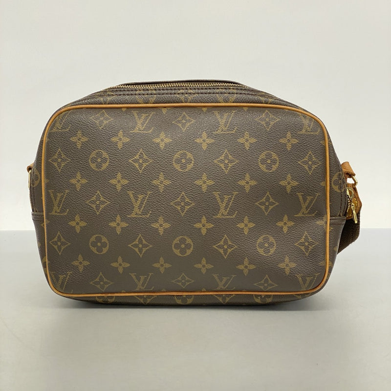 【5me5748】ルイヴィトン ショルダーバッグ モノグラム リポーターPM M45254 ブラウン【中古】レディース