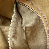 【5me5752】セリーヌ ショルダーバッグ マカダム PVC ブラウン ゴールド金具【中古】レディース