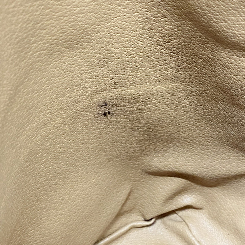 【5me5752】セリーヌ ショルダーバッグ マカダム PVC ブラウン ゴールド金具【中古】レディース