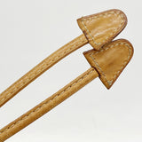 【5me5752】セリーヌ ショルダーバッグ マカダム PVC ブラウン ゴールド金具【中古】レディース