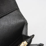 【5me6267】サルヴァトーレフェラガモ 長財布 ヴァラ レザー ブラック ゴールド金具【中古】レディース