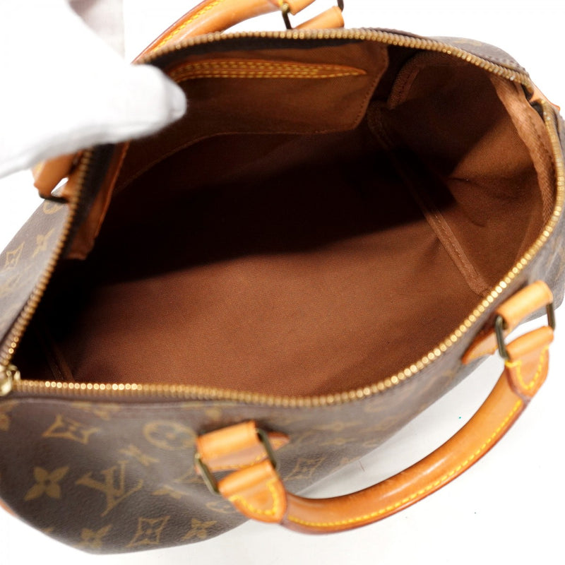 〇ルイヴィトン スピーディ30 ハンドバッグ モノグラムブラウン M41108 5me6292】ルイヴィトン ハンドバッグ モノグラム スピーディ30
