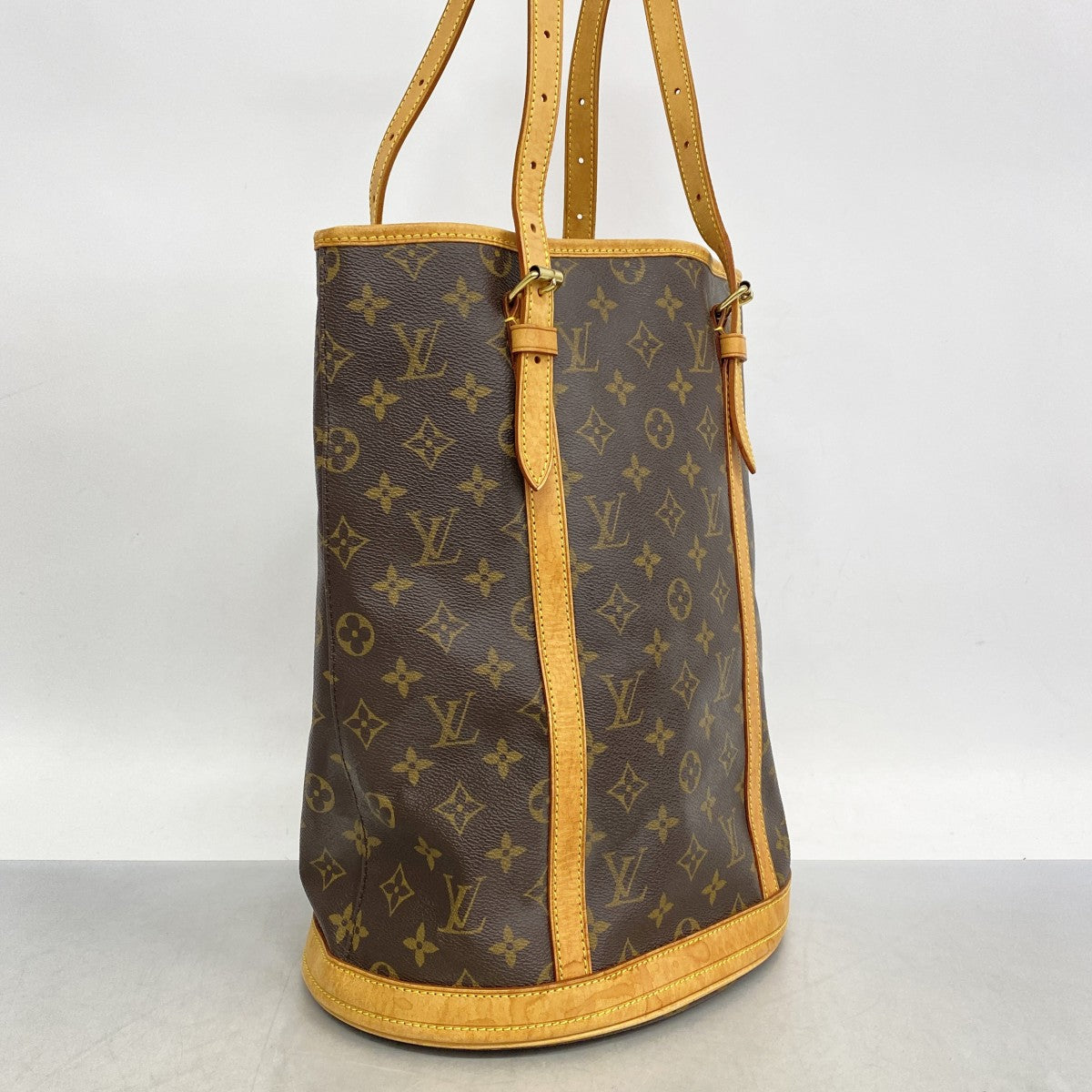 ★最終価格★SALE【5me6310】ルイヴィトン トートバッグ モノグラム バケットGM M42236 ブラウン【中古】レディース
