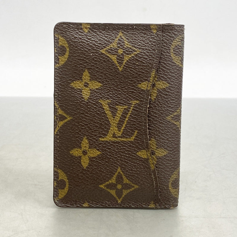 ★SALE【5ob0089】ルイヴィトン カードケース モノグラム オーガナイザードゥポッシュ M61732 ブラウン【中古】メンズ レディース ユニセックス
