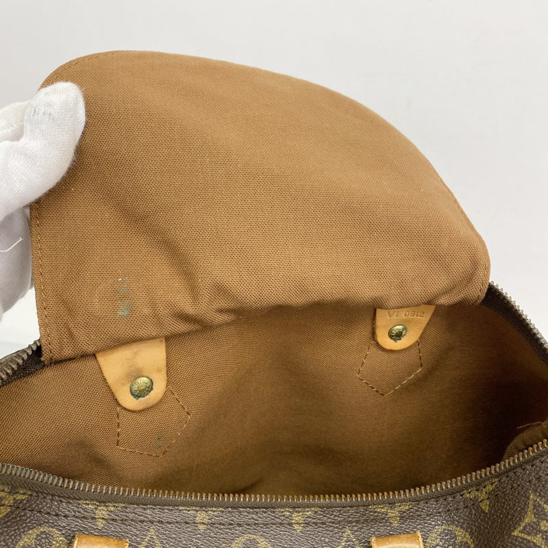 【5ob0116】ルイヴィトン ハンドバッグ モノグラム スピーディ30 M41108 ブラウン【中古】レディース