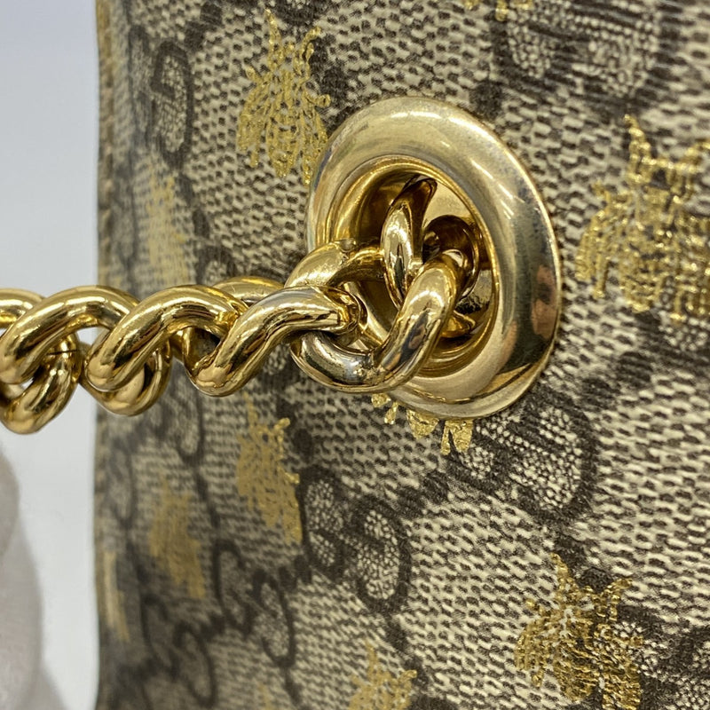 5ob1069】グッチ ショルダーバッグ GGスプリーム ビー 498156 PVC