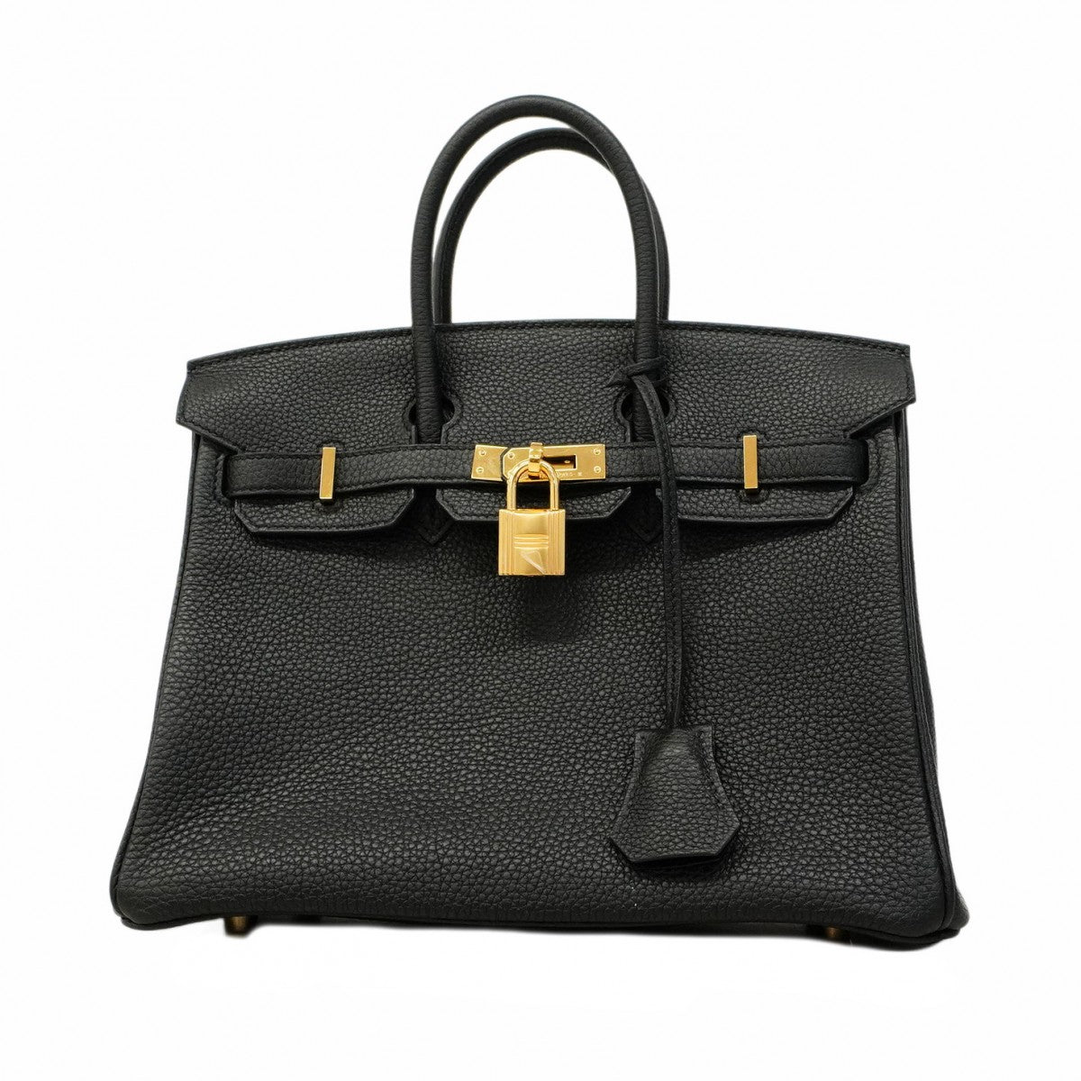 ★SALE【5ob1102-1-h-g】エルメス ハンドバッグ バーキン25 トゴ ブラック ゴールド金具 Y刻印【中古】レディース