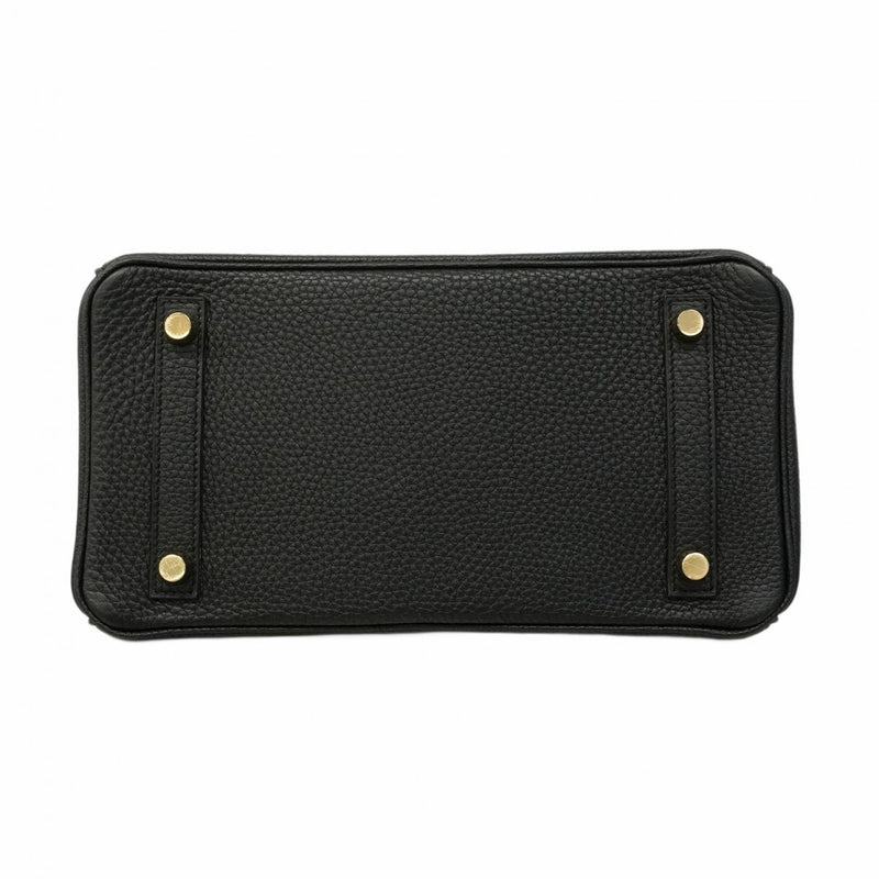 ★SALE【5ob1102-1-h-g】エルメス ハンドバッグ バーキン25 トゴ ブラック ゴールド金具 Y刻印【中古】レディース