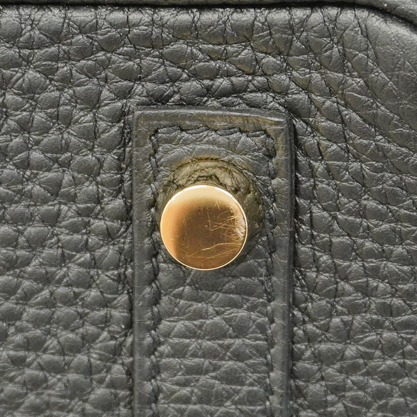 ★SALE【5ob1102-1-h-g】エルメス ハンドバッグ バーキン25 トゴ ブラック ゴールド金具 Y刻印【中古】レディース