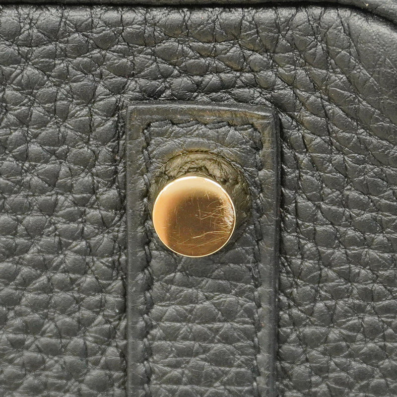 ★SALE【5ob1102-1-h-g】エルメス ハンドバッグ バーキン25 トゴ ブラック ゴールド金具 Y刻印【中古】レディース