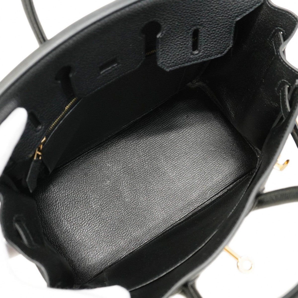 ★SALE【5ob1102-1-h-g】エルメス ハンドバッグ バーキン25 トゴ ブラック ゴールド金具 Y刻印【中古】レディース