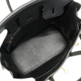 ★SALE【5ob1102-1-h-g】エルメス ハンドバッグ バーキン25 トゴ ブラック ゴールド金具 Y刻印【中古】レディース
