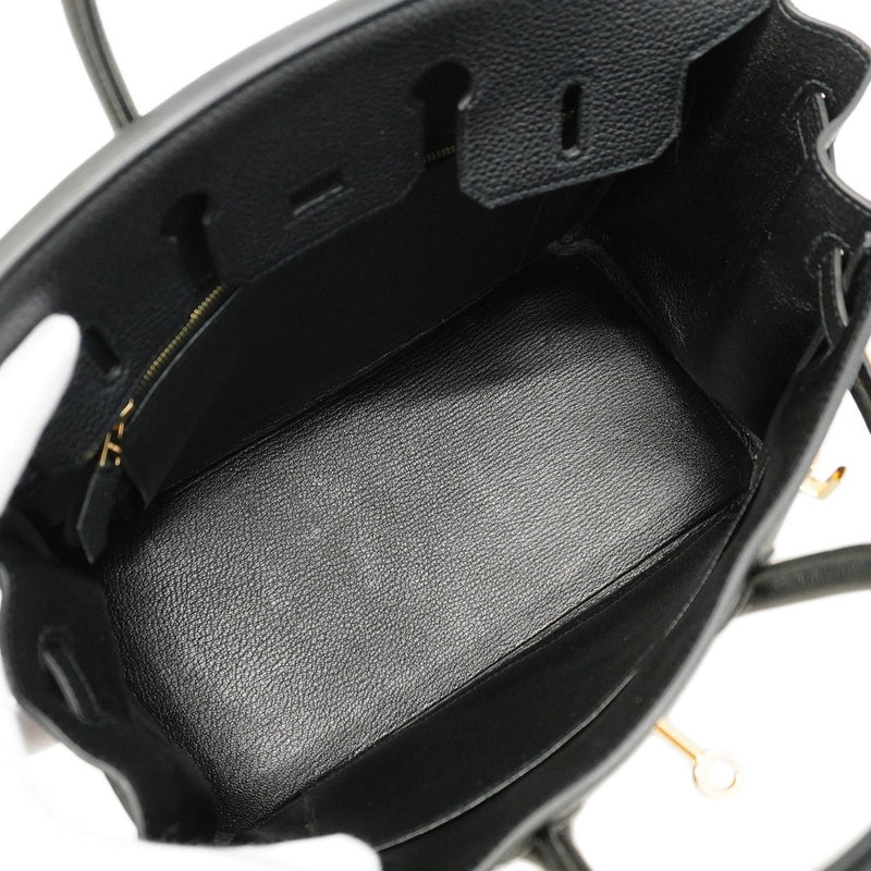 ★SALE【5ob1102-1-h-g】エルメス ハンドバッグ バーキン25 トゴ ブラック ゴールド金具 Y刻印【中古】レディース