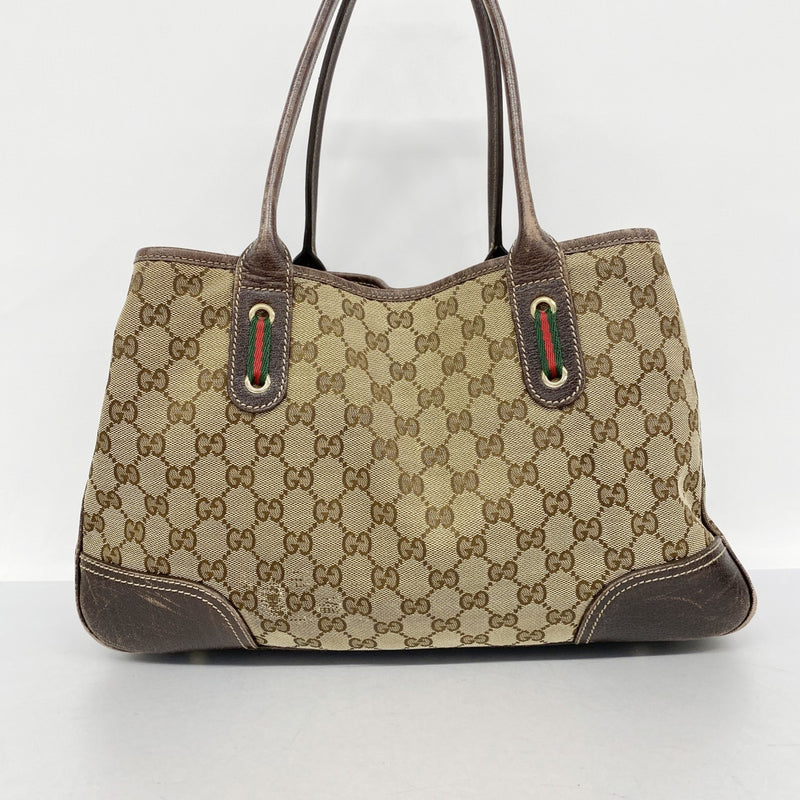 5ob1120】グッチ トートバッグ GGキャンバス/シェリーライン 163805