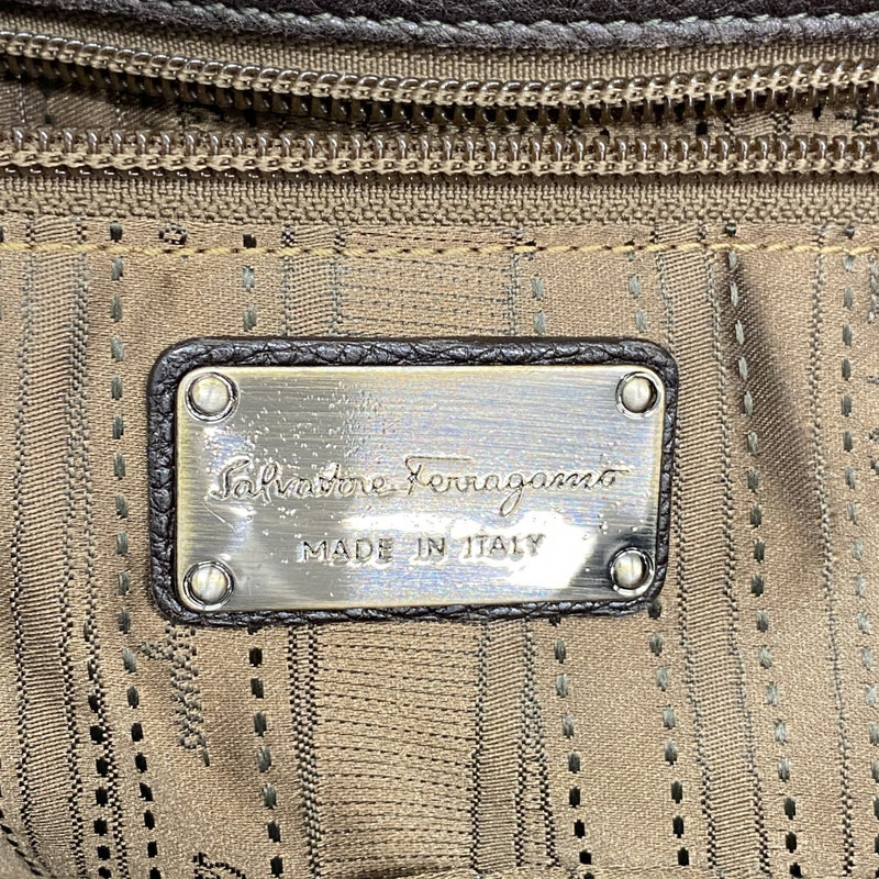 5oc1414】サルヴァトーレフェラガモ ハンドバッグ ガンチーニ レザー