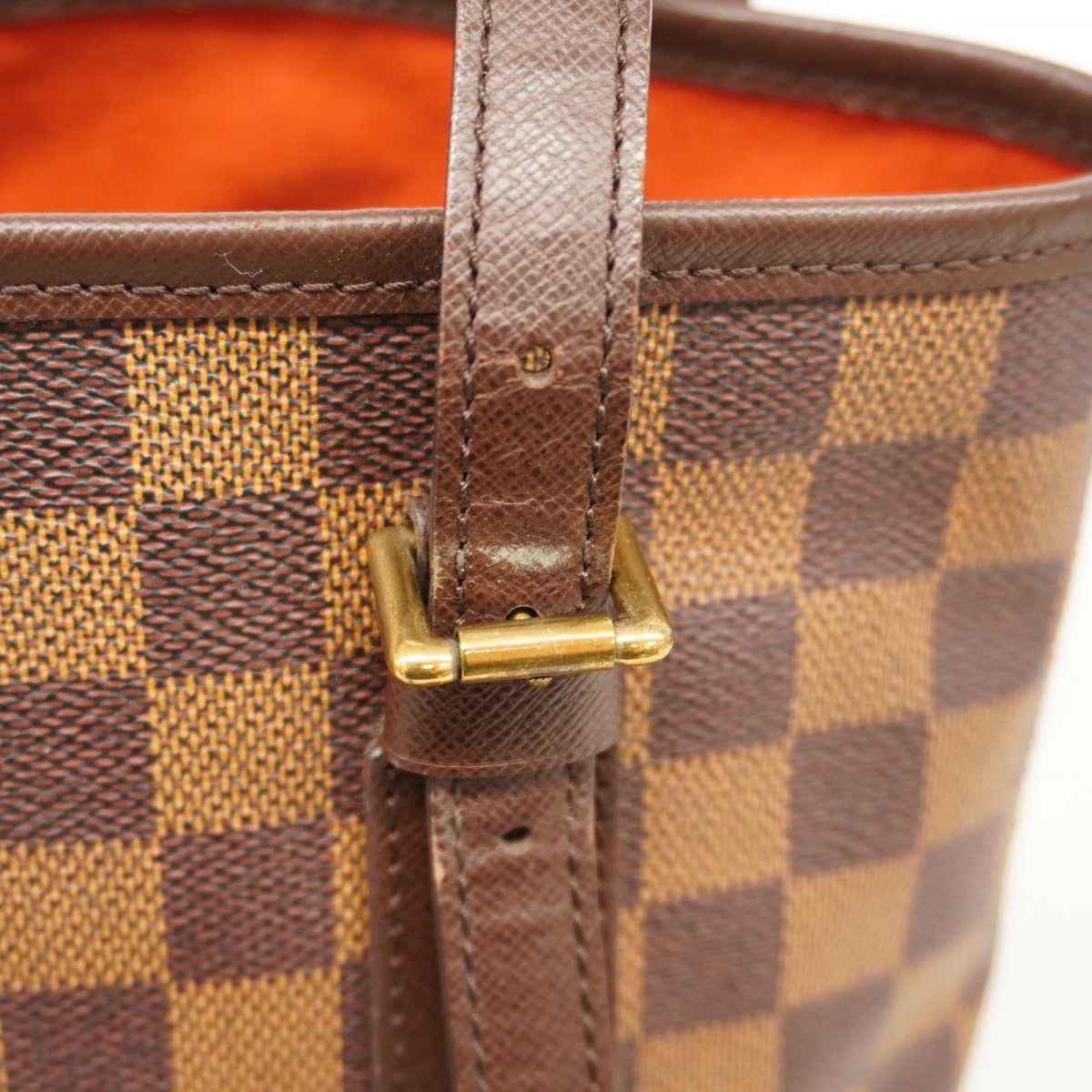 5oc1484】ルイヴィトン トートバッグ ダミエ マレ N42240 エベヌ【中古