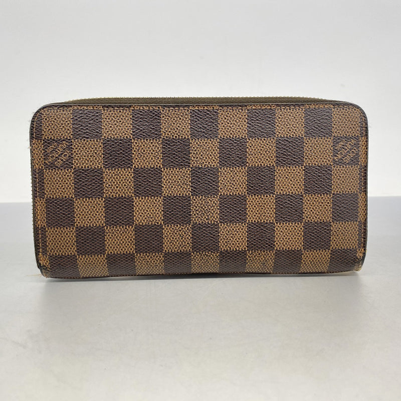 5oc1538】ルイヴィトン 長財布 ダミエ ジッピーウォレット N60015