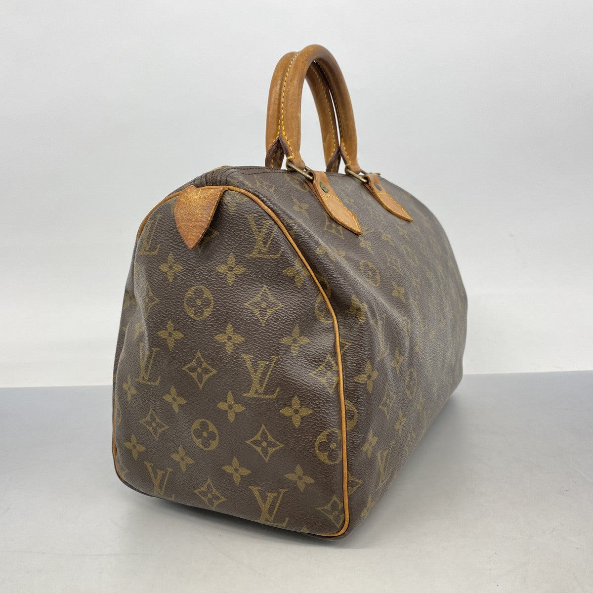 【5oc1551】ルイヴィトン ハンドバッグ モノグラム スピーディ30 M41108 ブラウン【中古】レディース