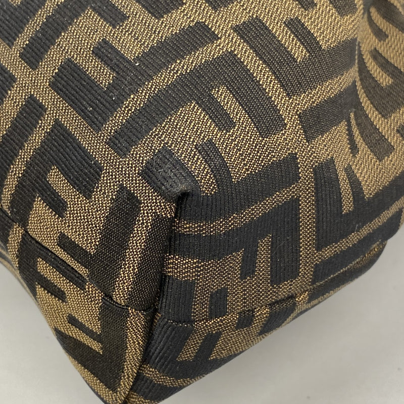 5oc1586-r】フェンディ ショルダーバッグ ズッカ キャンバス ブラウン