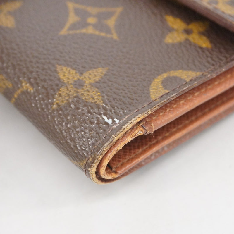 5oc1881】ルイヴィトン 三つ折り財布 モノグラム ポルトトレゾール