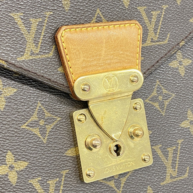 5oc1990】ルイヴィトン ビジネスバッグ モノグラム セルヴィエット