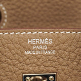 ★最終価格★SALE【5oc2033-g-h】エルメス ハンドバッグ バーキン25 トゴ エトゥープ シルバー金具 W刻印【中古】レディース