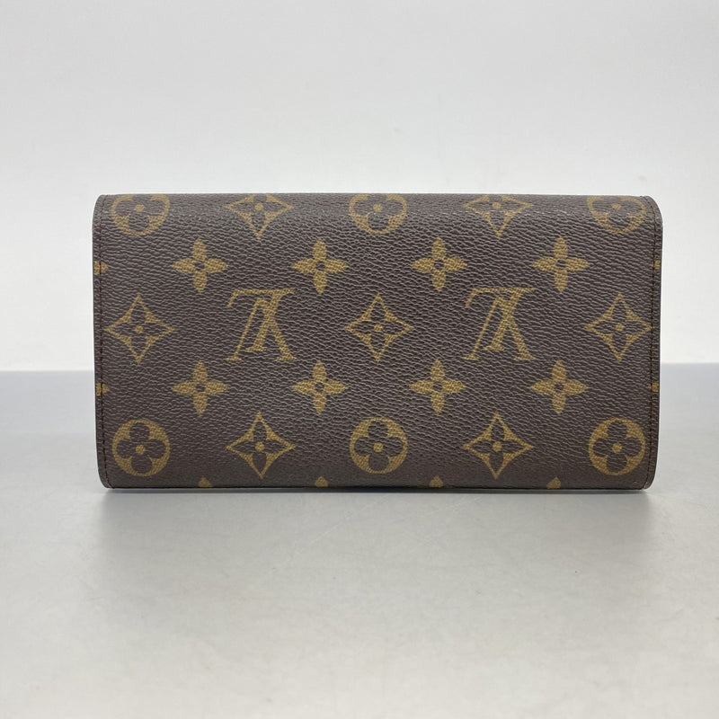 ルイヴィトン モノグラム ポシェット ポルトモネ クレディ 長財布 LOUIS VUITTON】ルイヴィトン『モノグラム ポシェット ポルト モネ
