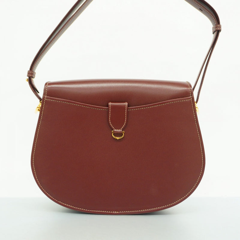 5oc2167-r】カルティエ ショルダーバッグ マスト レザー ボルドー