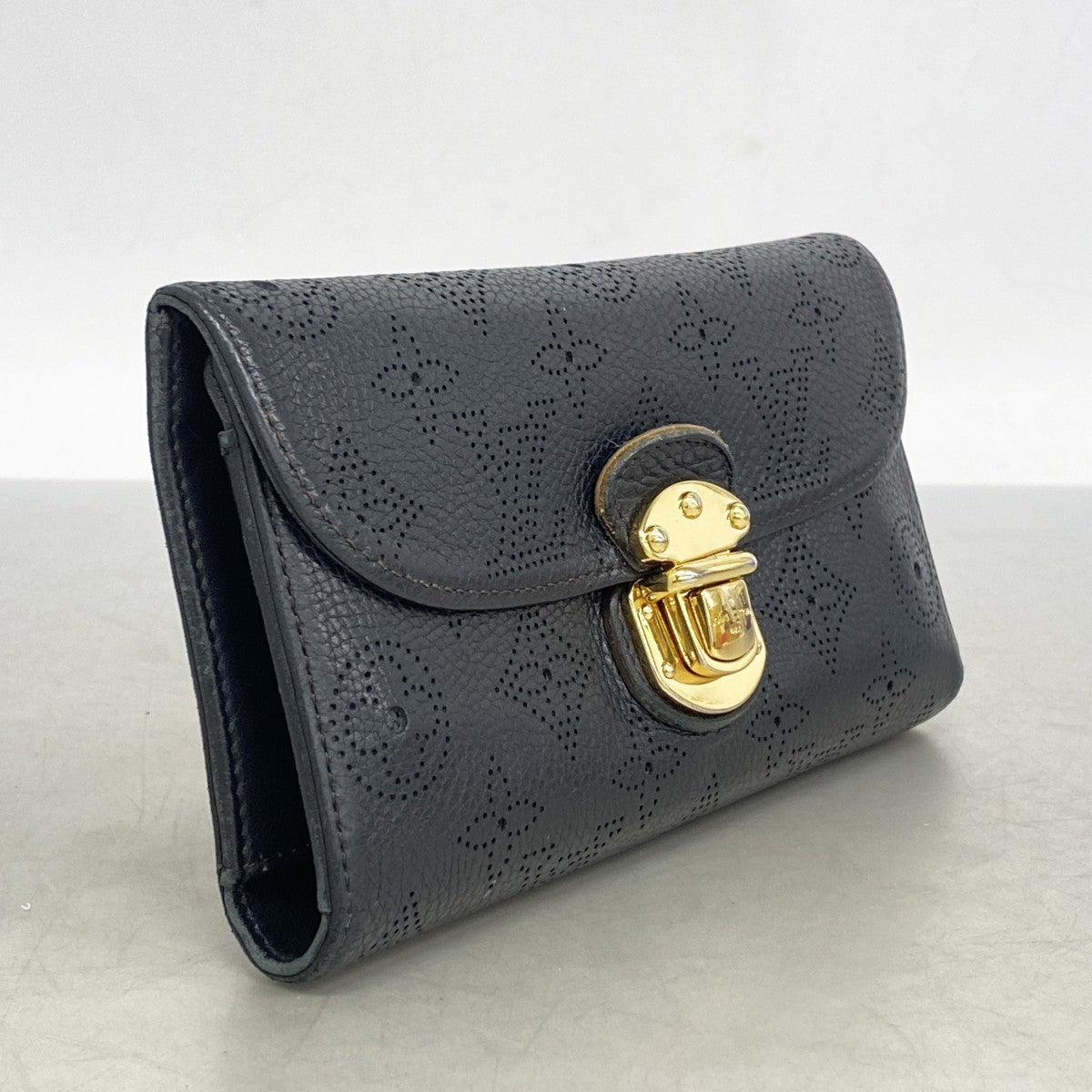 5oc2296】ルイヴィトン 三つ折り長財布 マヒナ ポルトフォイユアメリア