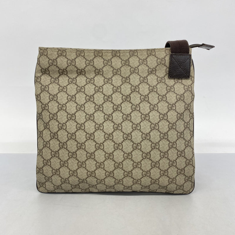 文様のかたち 5oc2676】グッチ ショルダーバッグ GGスプリーム 141626 PVC ブラウン