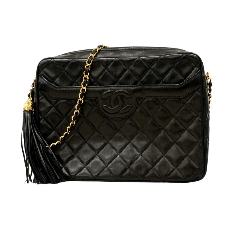 5oc2697-h】シャネル ショルダーバッグ マトラッセ フリンジ付き