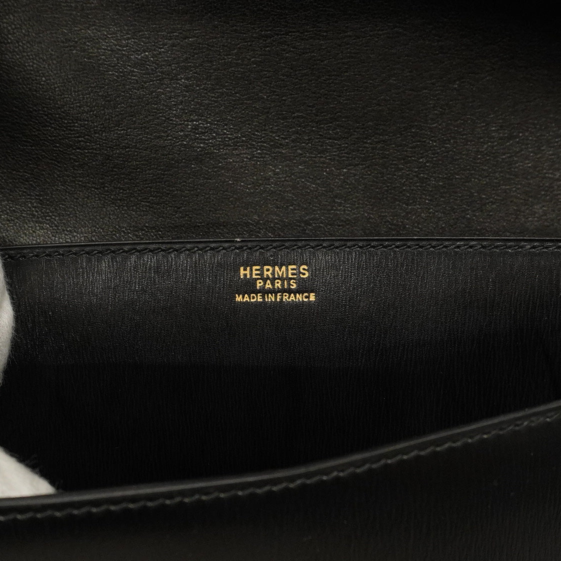5oc2704-h】エルメス クラッチバッグ リディ ボックスカーフ ブラック